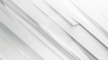 Fototapeta premium Sleek white background with dynamic diagonal lines, embodying modern design and sophistication.
