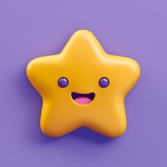 Fun and Colorful Cartoon Star Design
