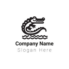 Alligator Logo Design Concepts, Vector, Illustration
