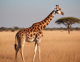 Obraz premium Giraffe in the Wild