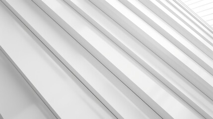 Fototapeta premium Modern abstract white background with minimalist diagonal lines, perfect for sleek and elegant designs.