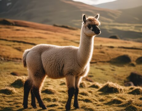 A Llama in a Field