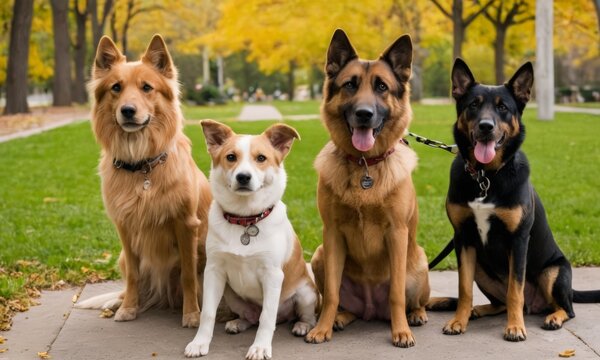 Dogs on a Leash