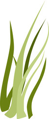 Grass plant design for banners and menus