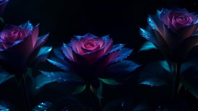 Beautiful background with glowing colors