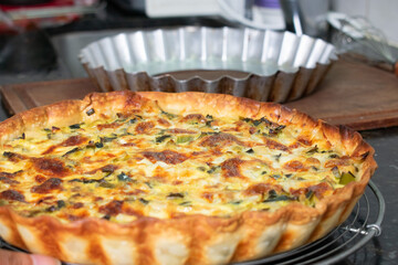 Gourmet Vegetable and Cheese Tart