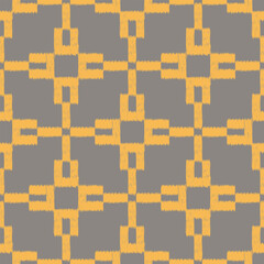 Seamless ikat geometrucal pattern.