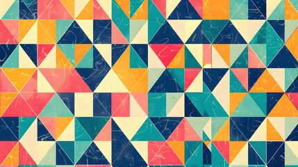 Colorful geometric pattern