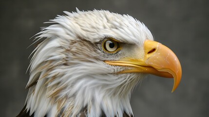 Obraz premium Bald eagle head. 