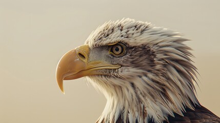 Obraz premium Bald eagle head. 