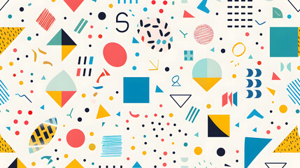 Obraz premium Colorful geometric pattern