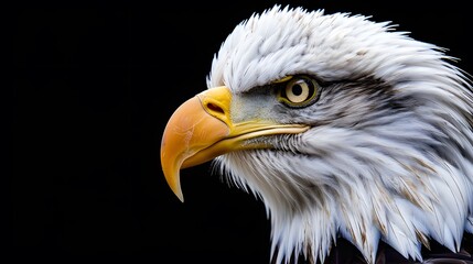 Obraz premium Bald eagle head. 