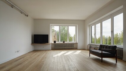 Fototapeta premium modern living room interior