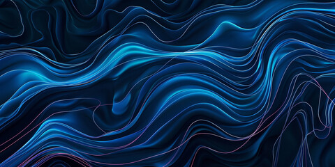 Blue glowing light background with smoke and swirls