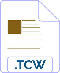 TCW  File Icon little lines   outline