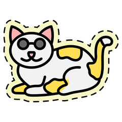 Cute Cat Sticker