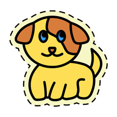 Cute Dog Sticker