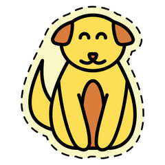 Cute Dog Sticker