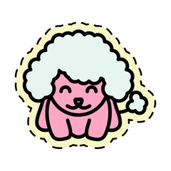 Cute Dog Sticker