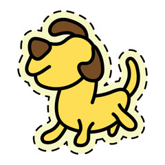 Cute Dog Sticker