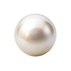 pearl on white transparent background