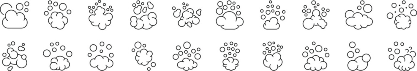 Modern Thin Icons. Perfect for design, infographics, web sites, apps.