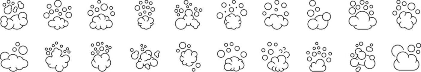 Illustrations of Thin Line. Perfect for design, infographics, web sites, apps.