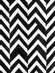 Sharp Monochromatic Chevron PatternGeometric Lines in Black and White