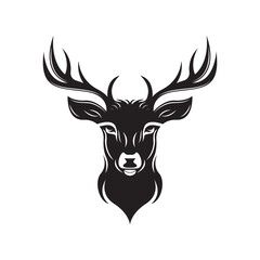 Deer vector icon illustration design