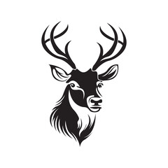 Deer vector icon illustration design