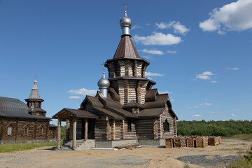 Holy Trinity Trifonov Pechenga Monastery. The northernmost monastery in the world. Russia, Murmansk...