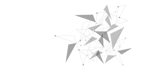 Fototapeta premium Vector Connect link background. global network technology concept. Digital technology futuristic internet network speed connection white background.