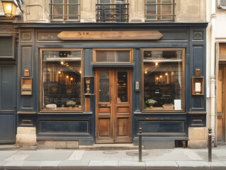 vintage style English storefront boutique