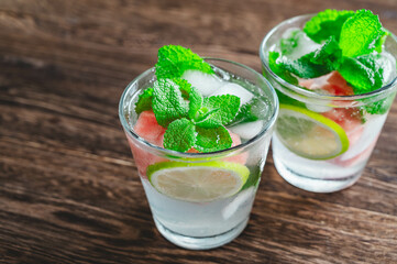 スイカのモヒート