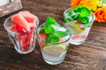 スイカのモヒート