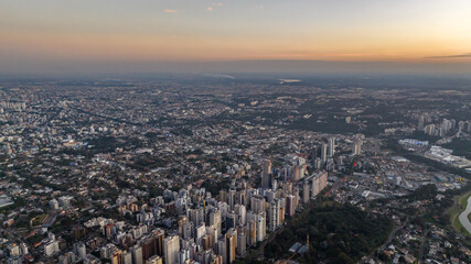 Fototapeta premium Curitiba in Paraná, Brazil. Aerial View.