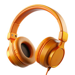 Isolated 3D render illustration of a headphone headset icon
