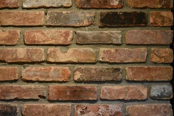 old recycled brick wall pattern