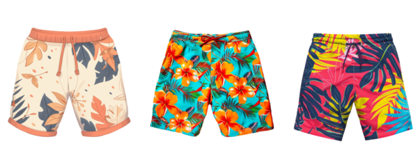 Summer themed shorts collection