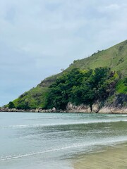 Landscape of a beautiful beach in Brazil