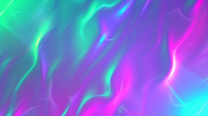 Obraz premium Abstract pixel gradient background with smooth neon green and purple swirls