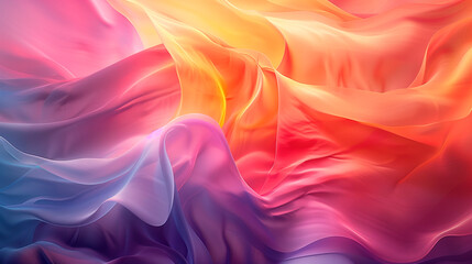 Obraz premium A colorful piece of fabric with a swirl pattern