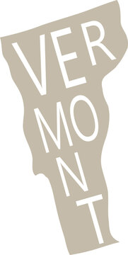 recommend clip art: solid drawing of vermont state map.