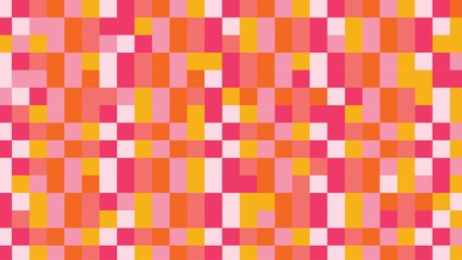 Abstract Background With Squares, Colorful Abstract Mosaic Pattern Background Vector