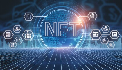 The concept of digital content, a social network service, streaming video, and NFT, which is a non-fungible token.