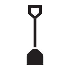 Shovel solid icon vector for mobile app, website, logo and presentation design.
