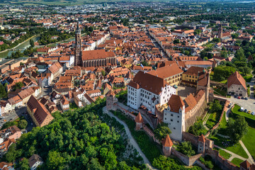 Landshut historical Old town, Bavaria, Germany