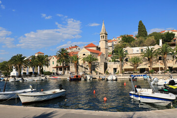 Cozy small town Splitska, island Brac, Croatia