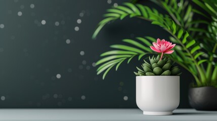 Fototapeta premium A black bookshelf in a minimalistic setting, featuring clean lines and a modern look. The background offers extensive copy space for adding text or visuals.