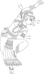 Ganjifa old tradition of playing cards. Ganjifa drawings are a folk art form from India, Maharashtra. Drawings are mostly of society, gods, and goddesses from Hindu mythology.